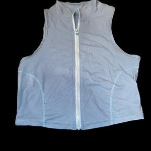 Sleeveless Zip Up Tank
